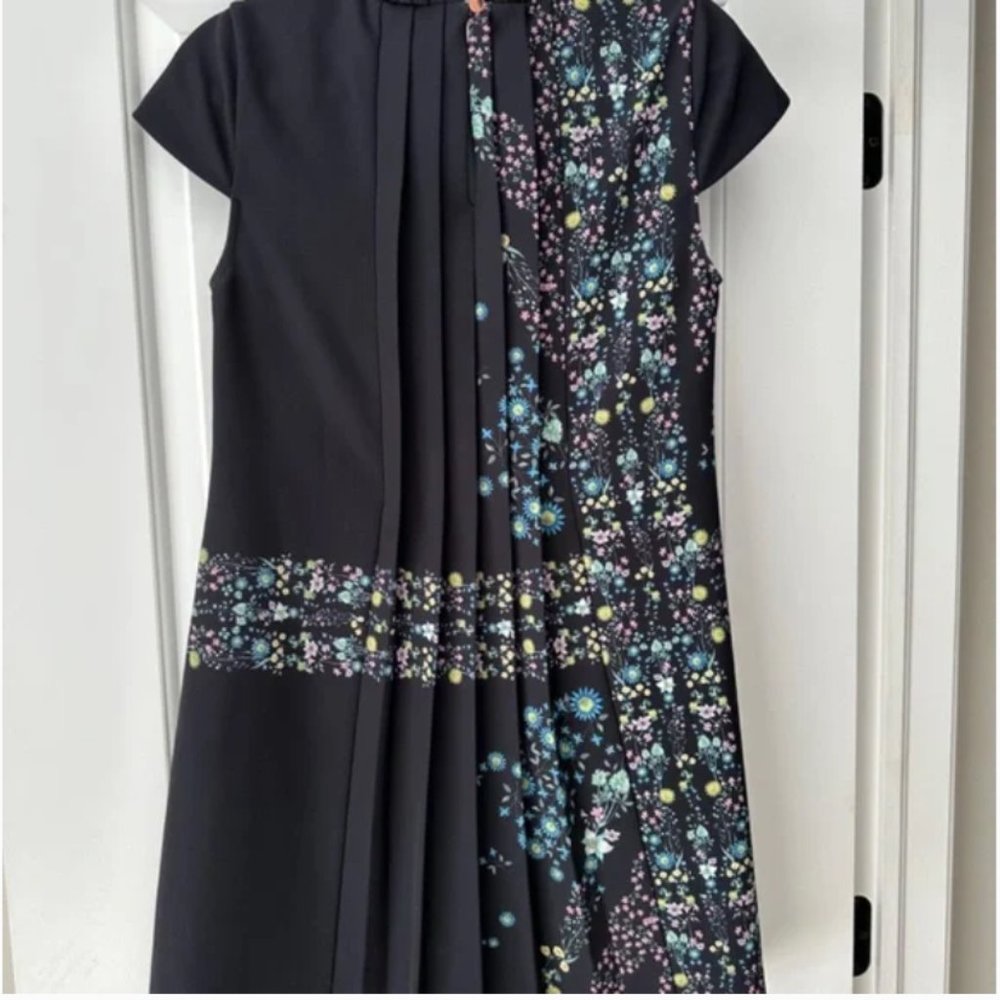 Ted Baker Abbew Unity Flag Print Tunic Dress in Black size 2 nwot - Picture 7 of 9